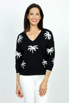 Ten Oh 8 Palms V Neck Sweater_t_59662692024686