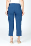 Elliott Lauren Classic Cargo Pant in Marine Blue.  Pull on pant with hidden elastic waist.  Center seams front and back.  Front cargo pockets with stud detail.  Slim leg.  Inseam: 24 1/2"_t_59519366136174