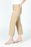 Elliott Lauren Classic Cargo Pant in Shortbread.  Pull on pant with hidden elastic waist.  Center seams front and back.  Front cargo pockets with stud detail.  Slim leg.  Inseam: 24 1/2"_t_59519366398318