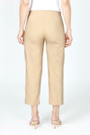 Elliott Lauren Classic Cargo Pant in Shortbread.  Pull on pant with hidden elastic waist.  Center seams front and back.  Front cargo pockets with stud detail.  Slim leg.  Inseam: 24 1/2"_t_59519366496622