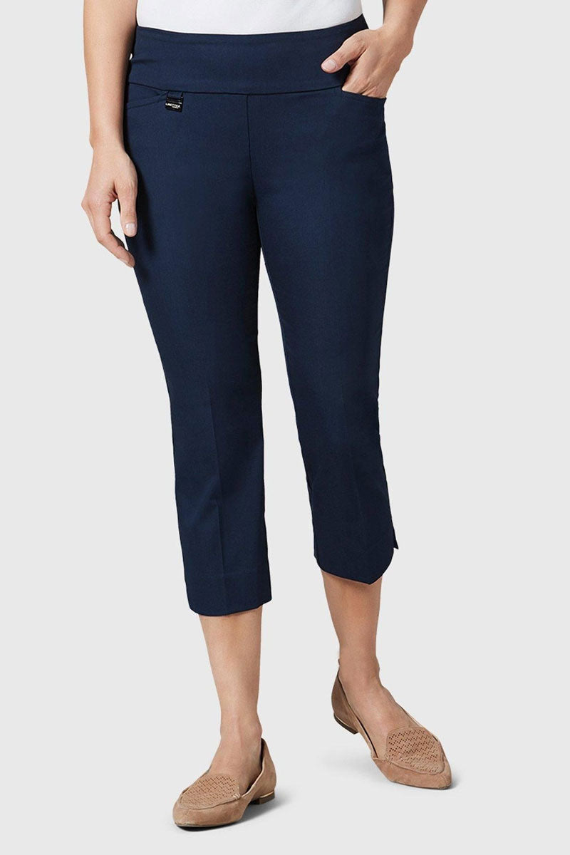 Cotton stretch capri pants best sale