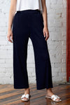 Olivia by Habitat Pleats Pant in Black.  Vertical micro pleating.  Elastic waist pull on pant with side seam pockets.  Wide draped leg.  Inseam: 26"_t_59817163194734