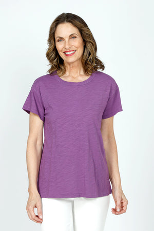 Mododoc Favorite Tee in Purple Haze.  Crew neck short sleeve slub cotton tee with straight hem.  Relaxed fit._59543033282926