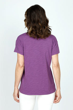 Mododoc Favorite Tee in Purple Haze.  Crew neck short sleeve slub cotton tee with straight hem.  Relaxed fit._59543033315694