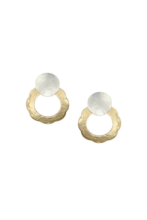 Petal Ring Disc Earrings_59519656886638