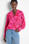 NIC+ZOE Clashy Petal Poet Blouse_t_59725740867950