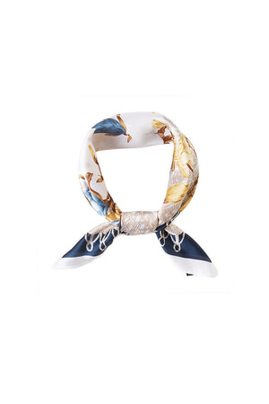 Floral Satin Square Scarf_59688866840942